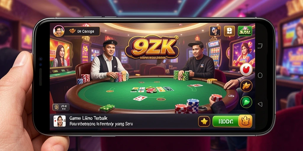 Tampilan gameplay Live Casino seru di 99ZK