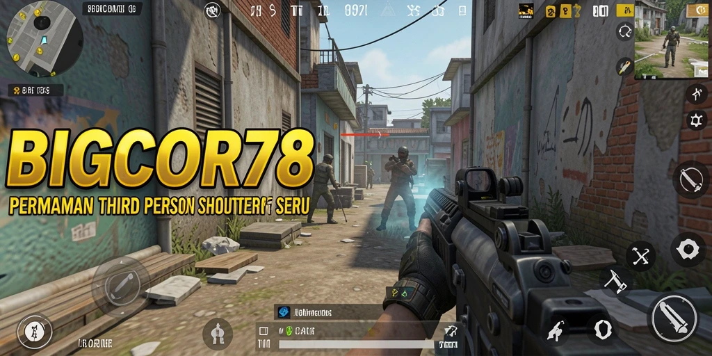 Tampilan gameplay BIGCOR78 yang menegangkan dan penuh aksi.