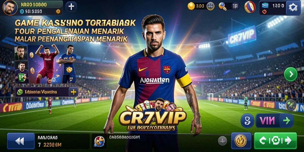 Tampilan gameplay seru dan menarik dari aplikasi CR7VIP.