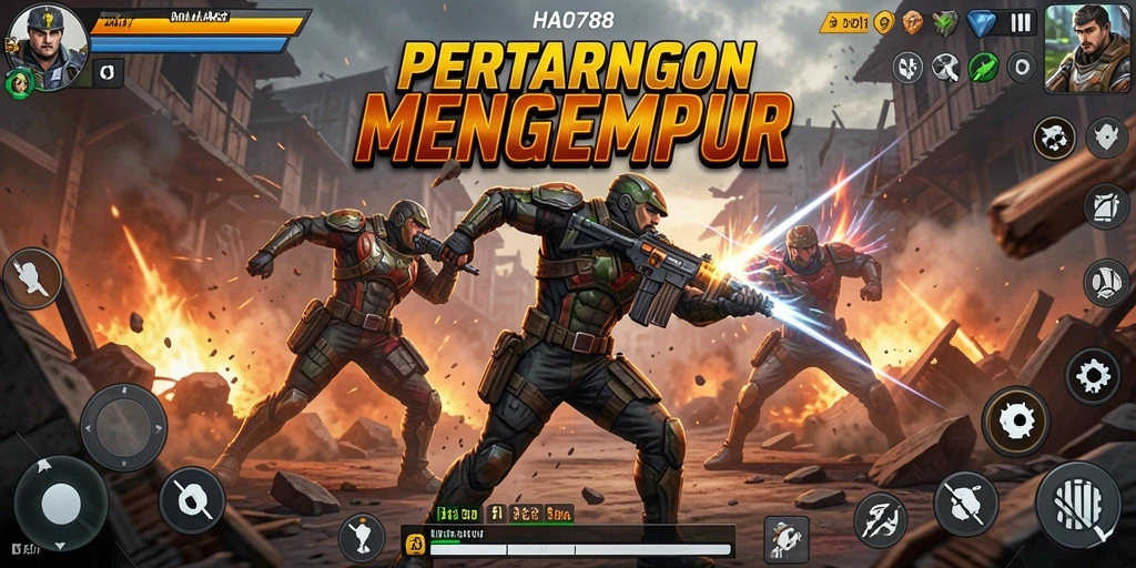 Screenshot HAO788 menampilkan momen seru dalam pertarungan aksi.