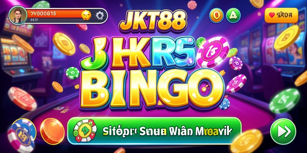 Tampilan gameplay Bingo yang menarik di aplikasi JKT88.