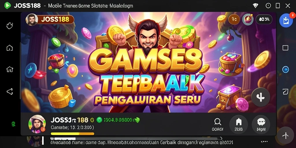 Gameplay seru JOSS188 dengan berbagai tema slot menarik.