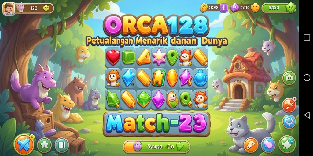 Tampilan menawan gameplay ORCA128 yang penuh tantangan dan keseruan.