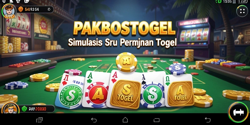 Screenshot PAKBOSTOGEL menampilkan gameplay seru permainan togel.