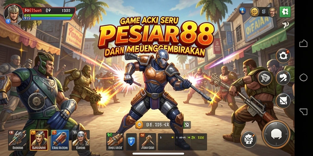 Tampilan menarik dari gameplay PESIAR88 yang memukau.
