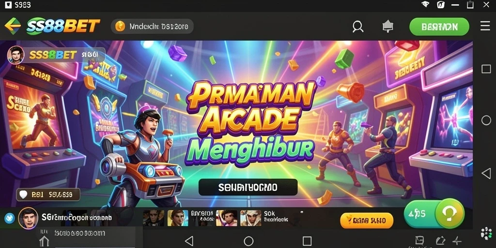 Tampilan gameplay seru SS88BET yang penuh aksi Arcade.