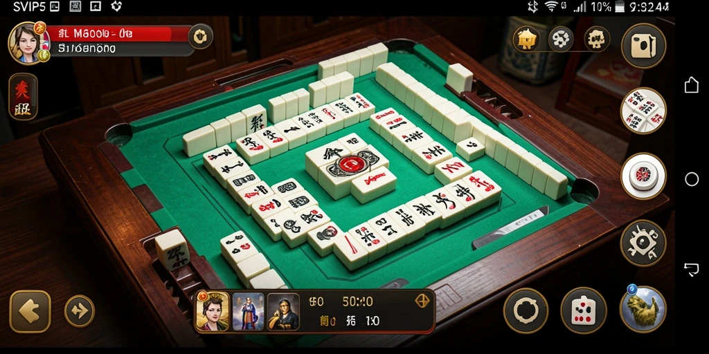 Tampilan gameplay seru dari game Mahjong SVIP5.