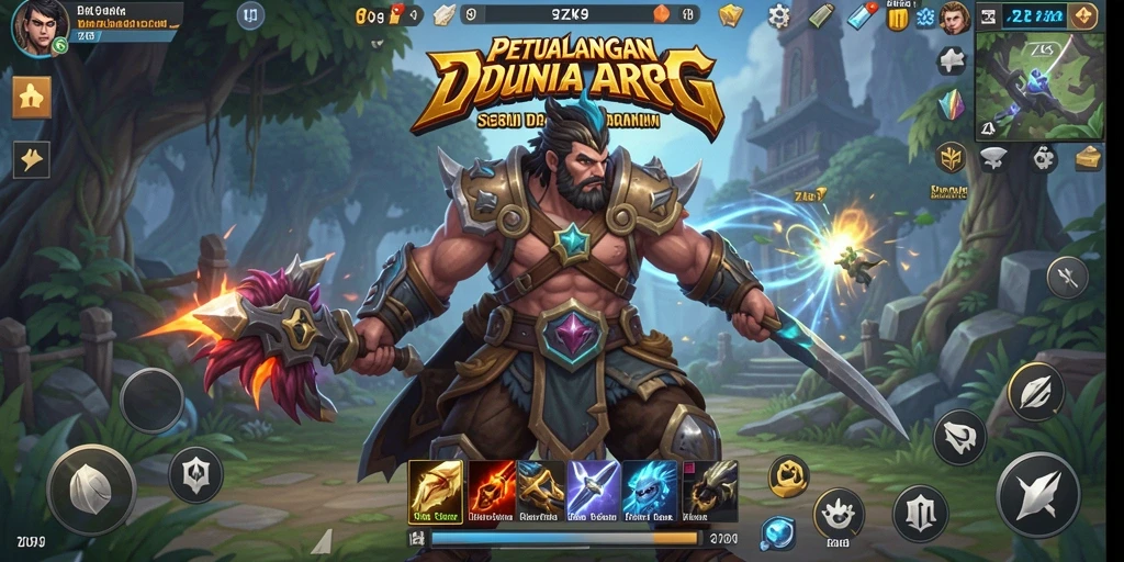 Gameplay seru di dunia fantasi ZK9 yang menegangkan.